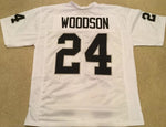 Charles Woodson Unsigned Custom White Stitched Football Jersey