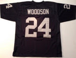 Charles Woodson Unsigned Custom Black Stitched Football Jersey