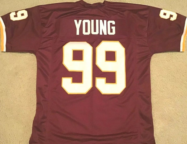 Chase Young Unsigned Custom Burgandy Stitched Football Jersey