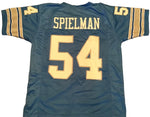 Chris Spielman Unsigned Custom Blue Stitched Football Jersey