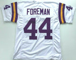 Chuck Foreman Unsigned Custom White Stitched Football Jersey