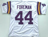 Chuck Foreman Unsigned Custom White Stitched Football Jersey