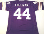 Chuck Foreman Unsigned Custom Purple Stitched Football Jersey