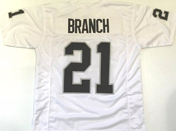 Cliff Branch Unsigned Custom White Stitched Football Jersey