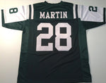 Curtis Martin Unsigned Custom Green Stitched Football Jersey
