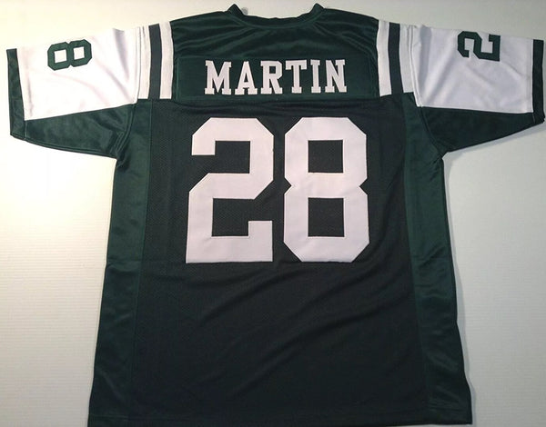 Curtis Martin Unsigned Custom Green Stitched Football Jersey