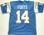 Dan Fouts Unsigned Custom Blue Stitched Football Jersey