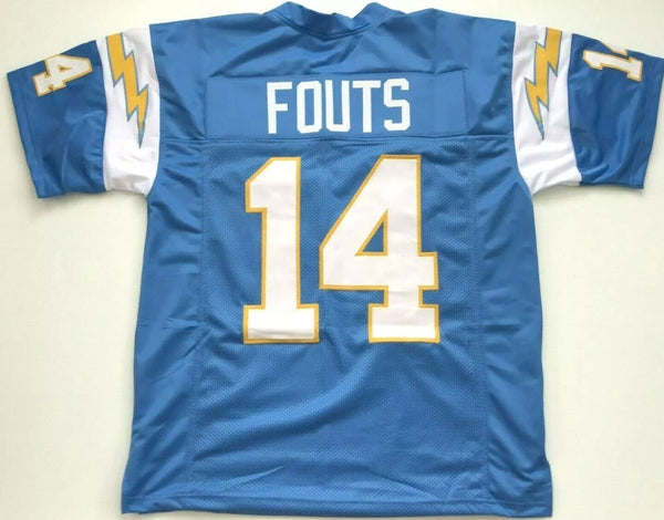 Dan Fouts Unsigned Custom Blue Stitched Football Jersey