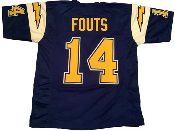 Dan Fouts Unsigned Custom Dark Blue Stitched Football Jersey
