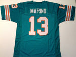 Dan Marino Unsigned Custom Green Stitched Football Jersey