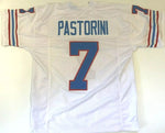 Dan Pastorini Unsigned Custom White Stitched Football Jersey