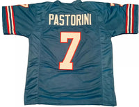 Dan Pastorini Unsigned Custom Blue Stitched Football Jersey