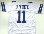 Danny White Unsigned Custom White Stitched Football Jersey