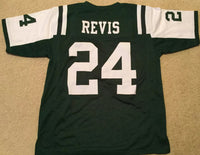 Darrelle Revis Unsigned Custom Green Stitched Football Jersey