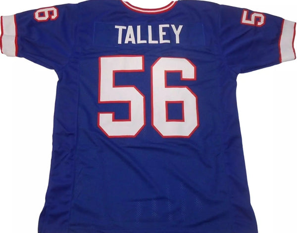 Darryl Talley Unsigned Custom Blue Stitched Football Jersey