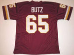 Dave Butz Unsigned Custom Burgandy Stitched Football Jersey