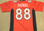 Demaryus Thomas Unsigned Custom Orange Stitched Football Jersey