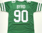 Dennis Byrd Unsigned Custom Green Stitched Football Jersey