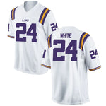 Devin White LSU Tigers Throwback Football Jersey (In-Stock-Closeout) Size Medium / 40 Inch Chest