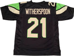 Devon Witherspoon Unsigned Custom Green Stitched Football Jersey
