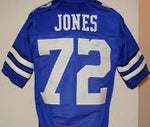 Ed "Too Tall" Jones Dallas Cowboys Throwback Football Jersey (In-Stock-Closeout) Size Large / 44 Inch Chest