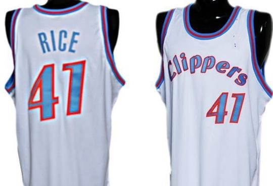 Glen Rice L.A. Clippers Throwback Basketball Jersey (In-Stock-Closeout) Size Large / 44 Inch Chest