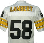 Jack Lambert Pittsburgh Steelers Throwback Football Jersey (In-Stock-Closeout) Size XL / 48 Inch Chest