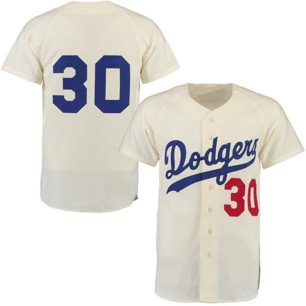 Maury Wills Los Angeles Dodgers Throwback Baseball Jersey (In-Stock-Closeout) Size XL / 48.