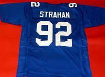 Michael Strahan New York Giants Throwback Football Jersey (In-Stock-Closeout) Size Small / 36 Inch Chest.