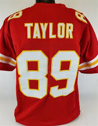 Otis Taylor Kansas City Chiefs Custom Football Jersey (In-Stock-Closeout) Size Medium/40 Inch Chest Inch Chest