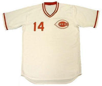 Pete Rose Cincinatti Reds Throwback Jersey (In-Stock-Closeout) Size Xtra Small / 32 Inch Chest
