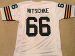 Ray Nitschke Unsigned Custom White Stitched Football Jersey