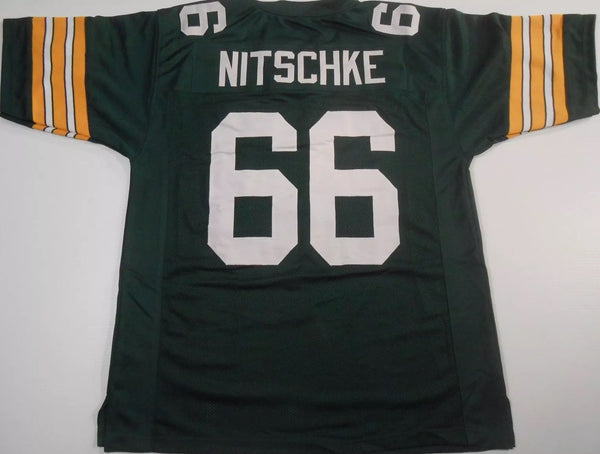 Ray Nitschke Unsigned Custom Green Stitched Football Jersey
