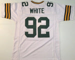 Reggie White Unsigned Custom White Stitched Football Jersey