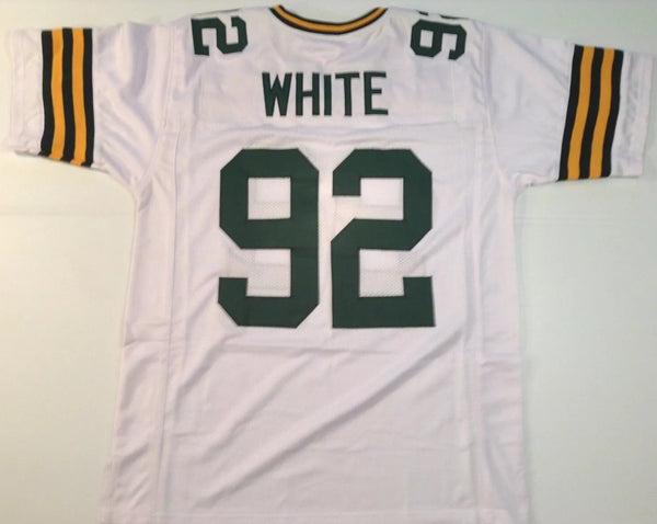 Reggie White Unsigned Custom White Stitched Football Jersey