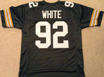 Reggie White Unsigned Custom Green Stitched Football Jersey