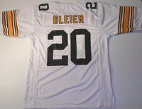 Rocky Bleier Unsigned Custom White Stitched Football Jersey