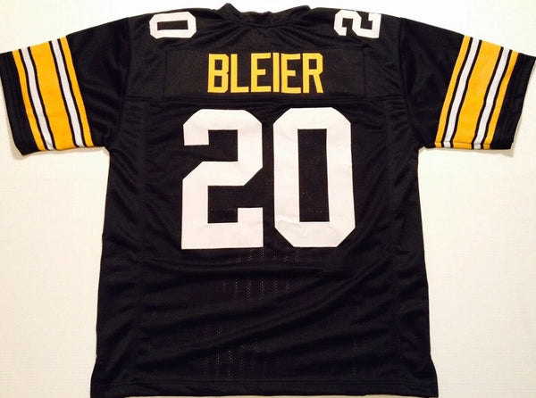 Rocky Bleier Unsigned Custom Black Stitched Football Jersey