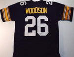 Rod Woodson Unsigned Custom Black Stitched Football Jersey