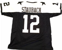 Roger Staubach Unsigned Custom 2 Star Stitched Football Jersey