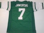 Ron Jaworski Unsigned Custom Green Stitched Football Jersey