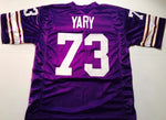 Ron Yary Unsigned Custom Purple Stitched Football Jersey