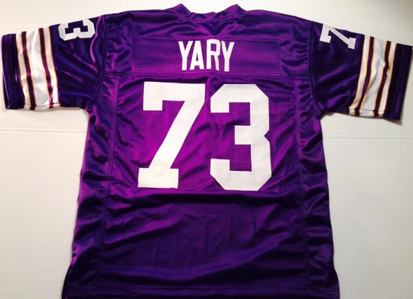 Ron Yary Unsigned Custom Purple Stitched Football Jersey