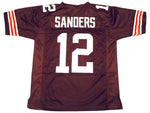 Shedeur Sanders Unsigned Custom Brown Stitched Football Jersey
