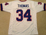Thurman Thomas Unsigned Custom White Stitched Football Jersey