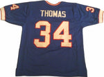Thurman Thomas Unsigned Custom Blue Stitched Football Jersey