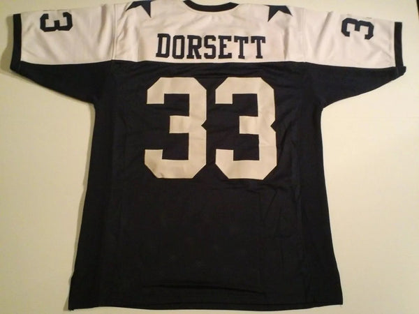 Tony Dorsett Unsigned Custom 2 Star Stitched Football Jersey