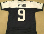Tony Romo Unsigned Custom 2 Star Stitched Football Jersey