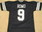 Tony Romo Unsigned Custom Blue Stitched Football Jersey