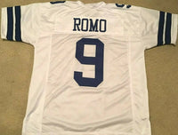 Tony Romo Unsigned Custom White Stitched Football Jersey